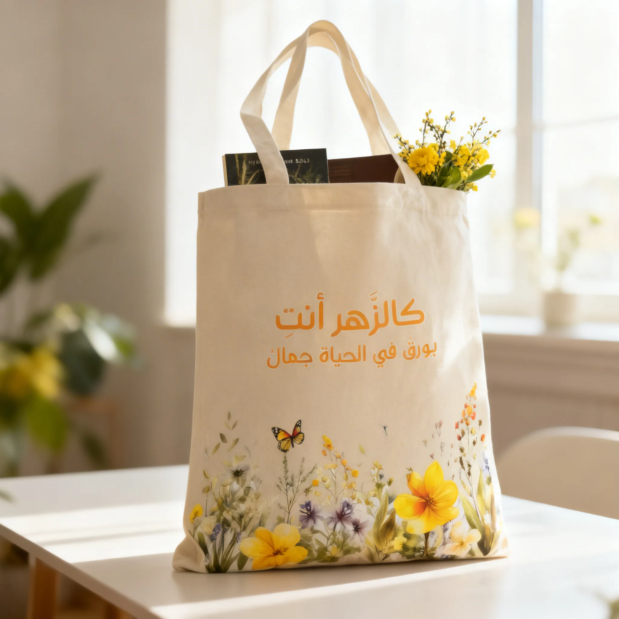 شنطة قماش قطن ثقيل